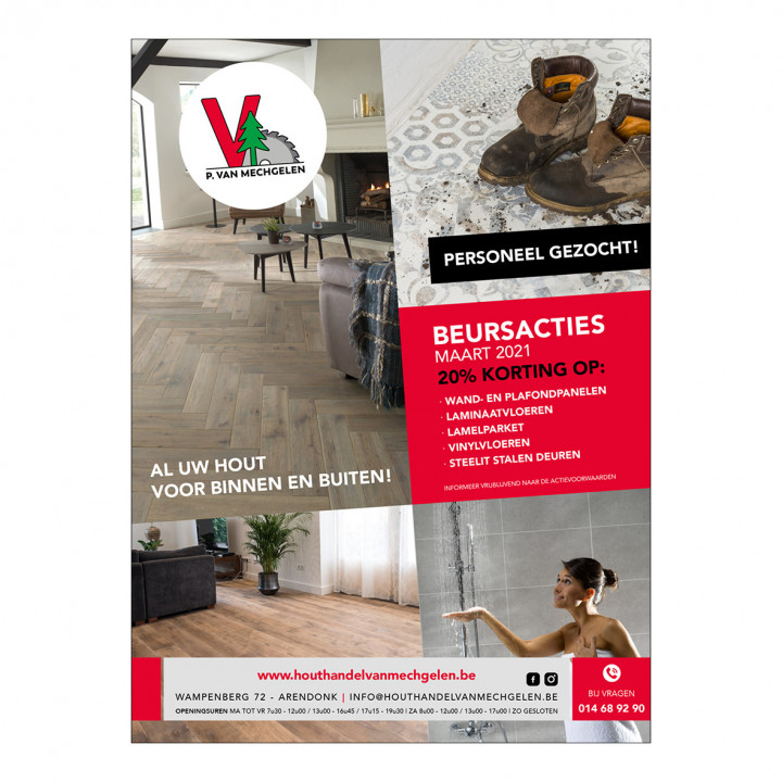 Advertentie Houthandel Van Mechgelen