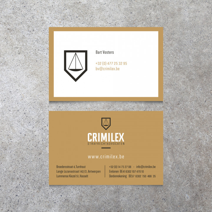 Business card Bart Vosters