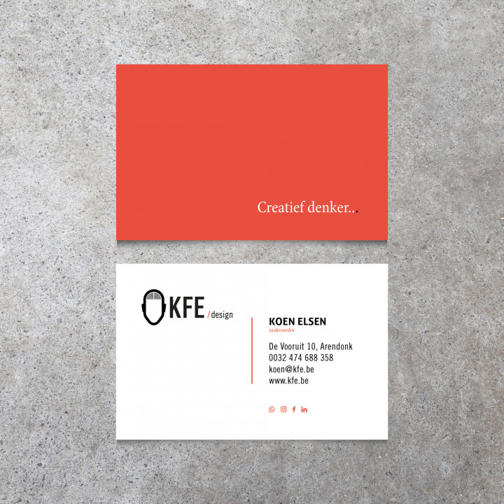 Business card KFE design